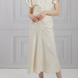 Victoria Beckham | Gathered Waist Midi Dress