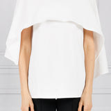 Jil Sander | White T-Shirt With Cape