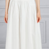 Apiece Apart | Nora Asymmetric Maxi Skirt in White
