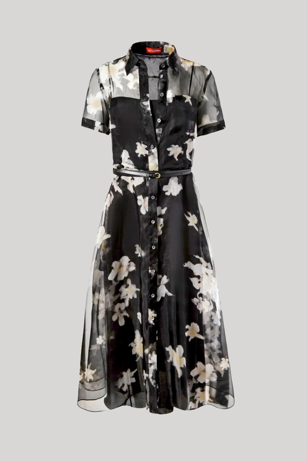 altuzarra black and white dress Altuzarra 'Nerissa' Sleeveless Gingham Slit Dress Black/White