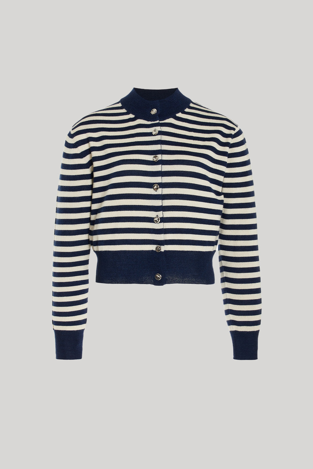 Brandon Maxwell | The Aubrey Shrunken Striped Cardigan EditNewYork Brandon Maxwell | The Aubrey Shrunken Striped Cardigan EditNewYork