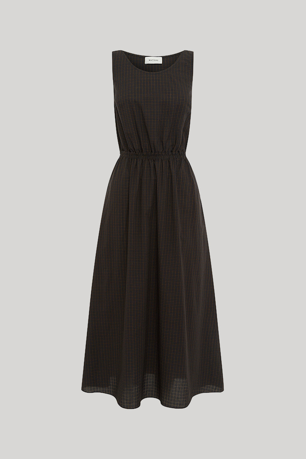 matteau midi dress Matteau Gathered Polka Dot Midi Dress
