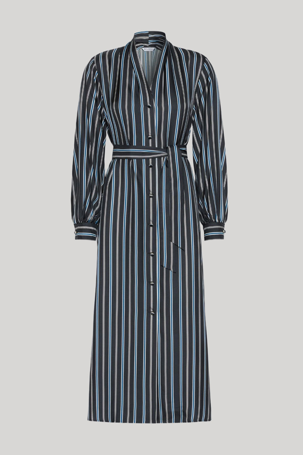 Max Mara | Woman - Printed twill shirt dress - Ultramarine