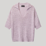 Robert Collina | Lilac Knitted Polo