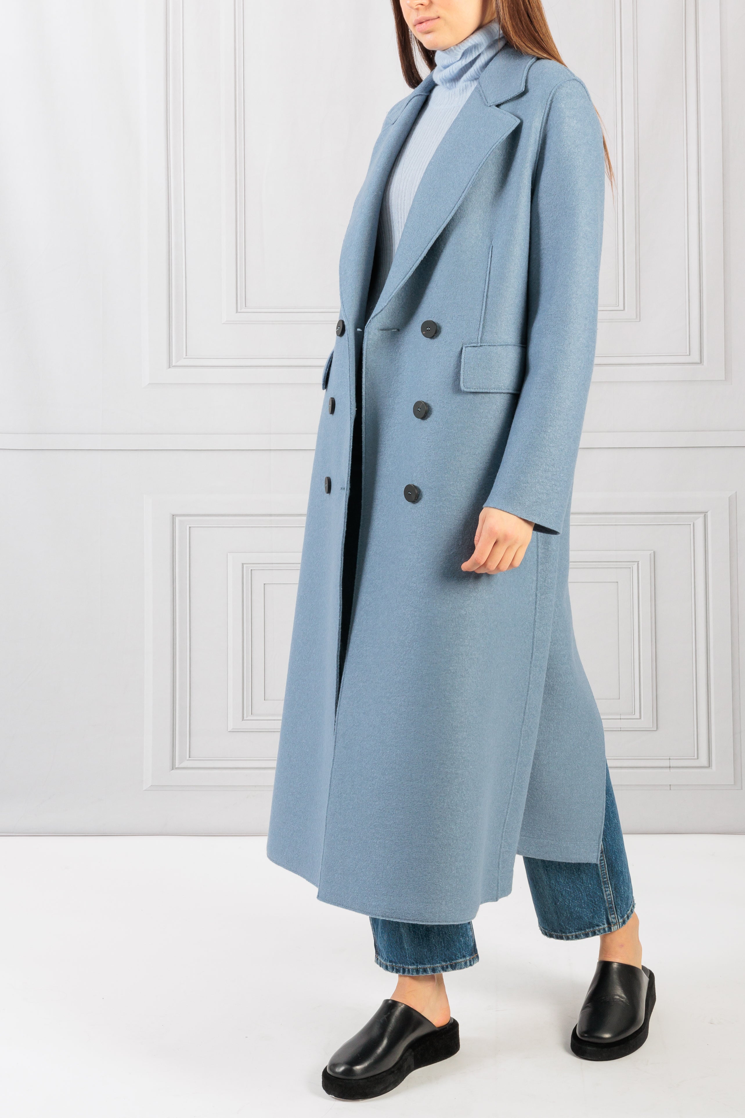 Victoria Beckham Double-Breasted Tailored Coat
