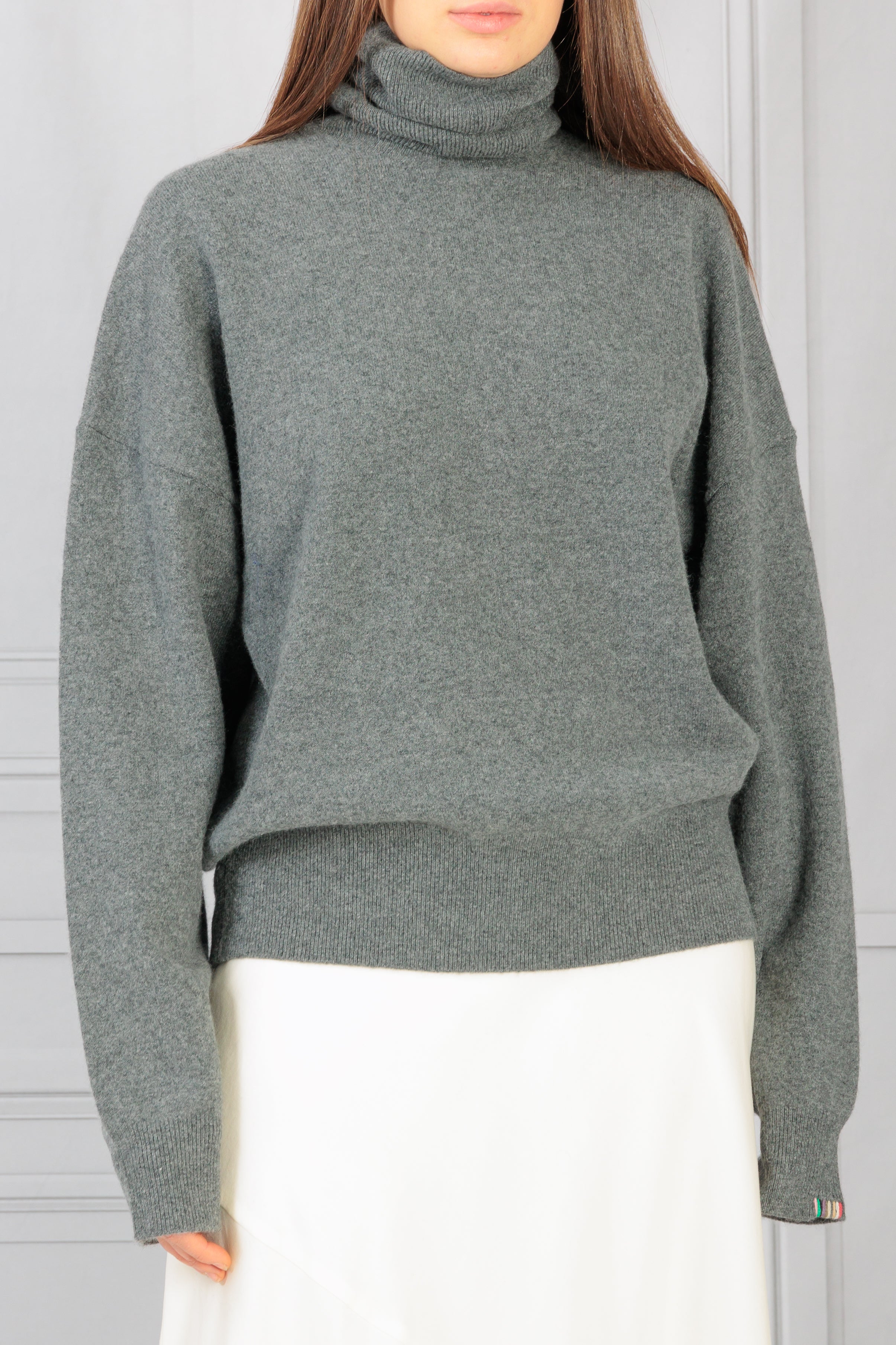Proenza Schouler Cashmere-Blend Turtleneck Sweater - Beige - x Small