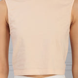 Forte_Forte | Pink Cotton Jersey Tank