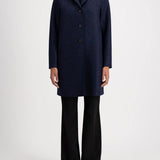 Harris Wharf London | Top Coat Pressed Wool