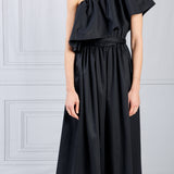 Adam Lippes | One Shoulder Ruffle Dress