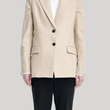 Maria McManus | Single Breasted Blazer in Oatmeal