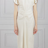 Victoria Beckham | Gathered Waist Midi Dress