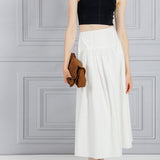 Apiece Apart | Nora Asymmetric Maxi Skirt in White