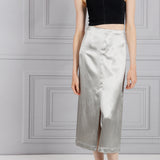 Loulou Studio | Lys Skirt in Silver