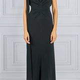 Victoria Beckham | V-Neck Gathered Waist Gown