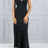 Victoria Beckham | V-Neck Gathered Waist Gown