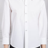 Jil Sander | Optic White Cropped Shirt