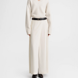 Toteme | Pleated Wrap Skirt in Snow