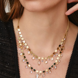 Eden Presley | Moonstone and Sapphire Rock Candy Shine Necklace
