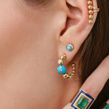 Eden Presley | Small Beaded Hoop