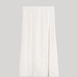 Toteme | Pleated Wrap Skirt in Snow