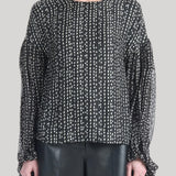 Altuzarra | Brooks Top in Black Bluebell