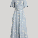 Altuzarra | Kirsty Dress in Storm Allover Petals