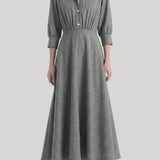 Altuzarra | Eleanor Dress in Grey Melange