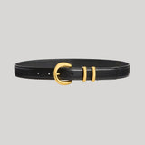 Altuzarra | Round Buckle Belt in Black