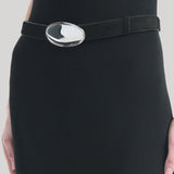 Altuzarra | Oval Plaque Belt in Black