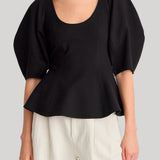 Apiece Apart | Bebe Ponte Peplum Top
