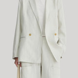 Apiece Apart | Elsa Double Breasted Blazer in Birch