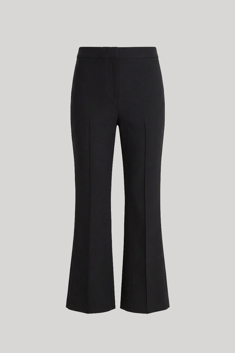 Black cropped trousers