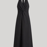 Apiece Apart | Salome Halter Maxi in Black
