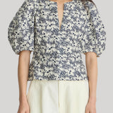 Apiece Apart | Sculpted Bina Top in Tropical Midnight