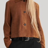Arma | EMY Suede Jacket in Whiskey