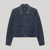 Arma | MIRI Suede Jacket in Royal