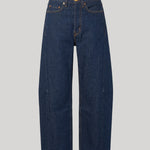 Dark blue denim jeans