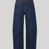 Dark blue denim jeans