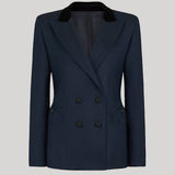Blazé Milano | Charmer Blazer in Maine Blue