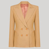 Blazé Milano | Charmer Blazer in Renegade Sand