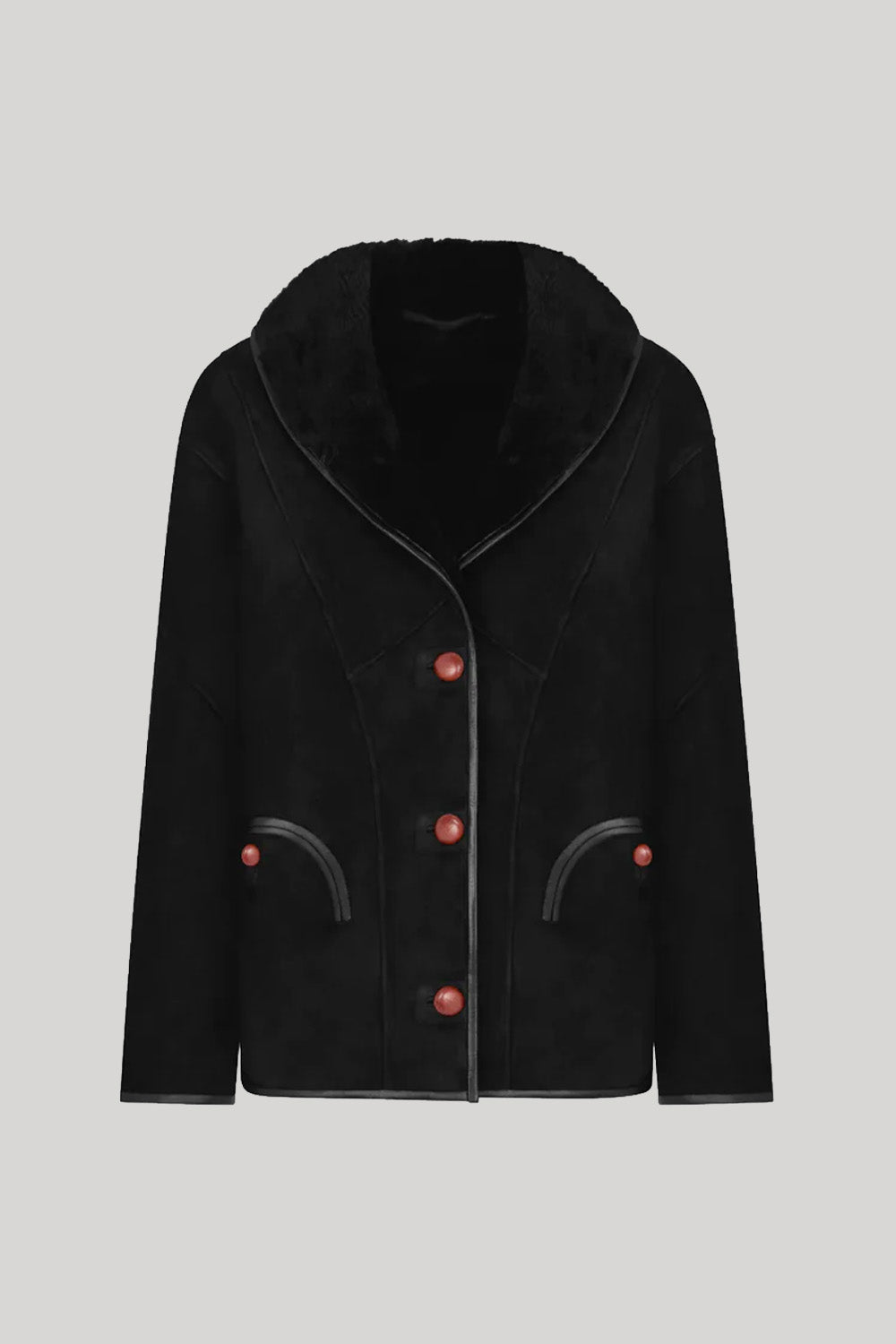 A black hooded jacket 