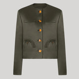 Blazé Milano | Shamo Bolero in Dark Forest Green
