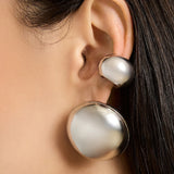 Brandon Maxwell | The Nova Dot Cluster Earrings in Silver