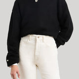 Brandon Maxwell | The Rowe Cropped Henley in Black