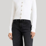 Brandon Maxwell | The Aubrey Cardigan in Optic White