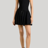 Brandon Maxwell | The Cleo Mini Dress in Black