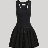 Brandon Maxwell | The Cleo Mini Dress in Black