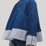Brandon Maxwell | Wells Trapeze Denim Jacket