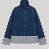 Brandon Maxwell | Wells Trapeze Denim Jacket