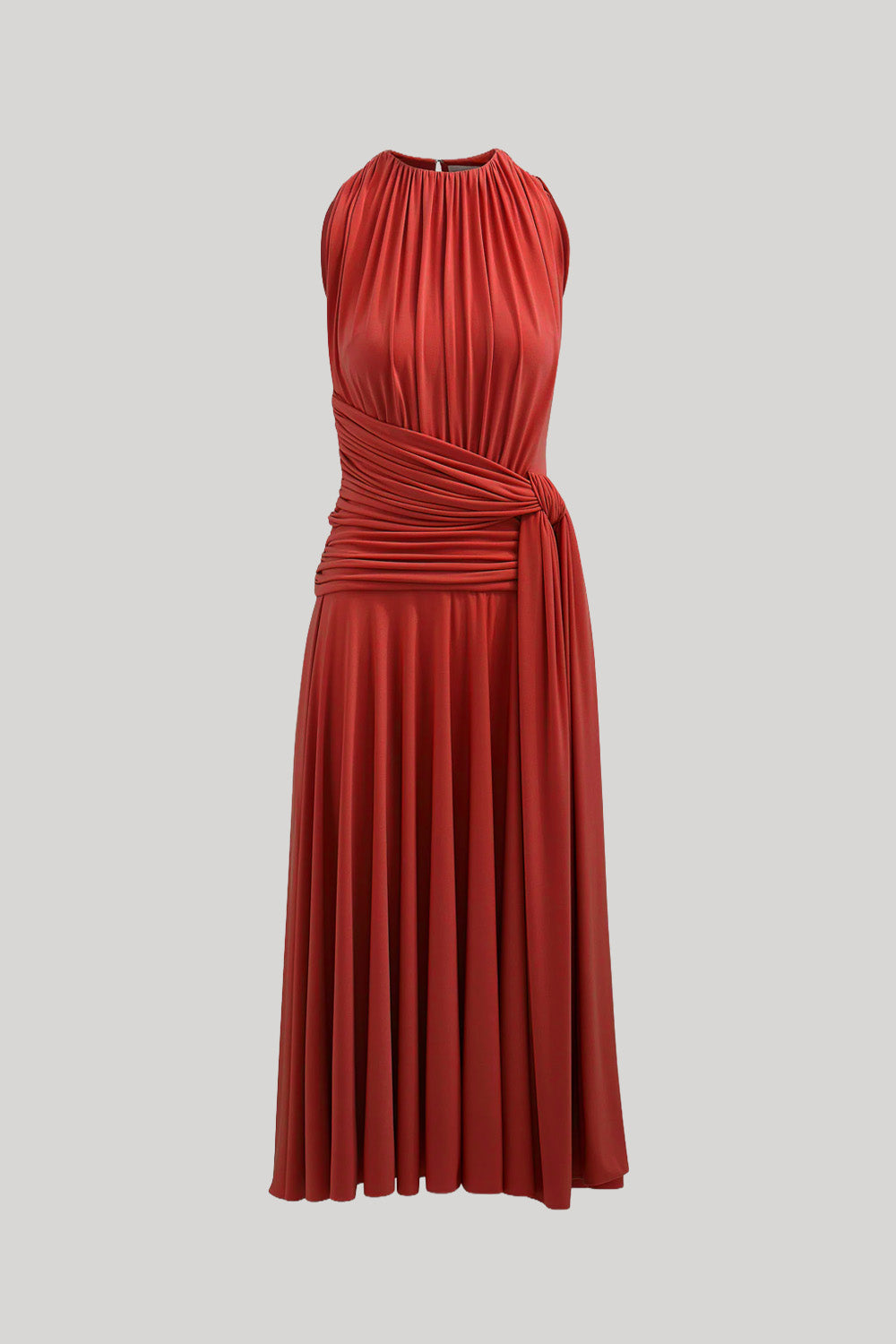 brandon maxwell pleated dress Brandon Maxwell Poplin Pleated Dress